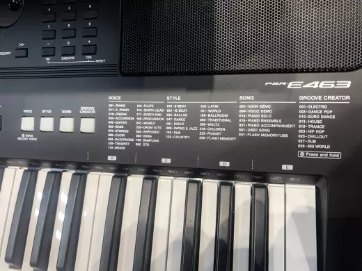 Yamaha - PSR-E463 61-Key Touch Response Portable Keyboard 3